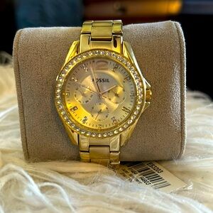 Fossil Gold Toned Watch